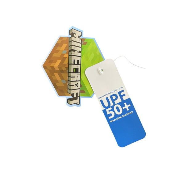 MINECRAFT, BOYS SWIM SHIRT, SIZE 4, GREEN, GRAPHICS - Picture 3 of 3